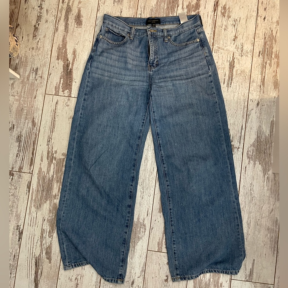 BananaRepublic wide leg jeans